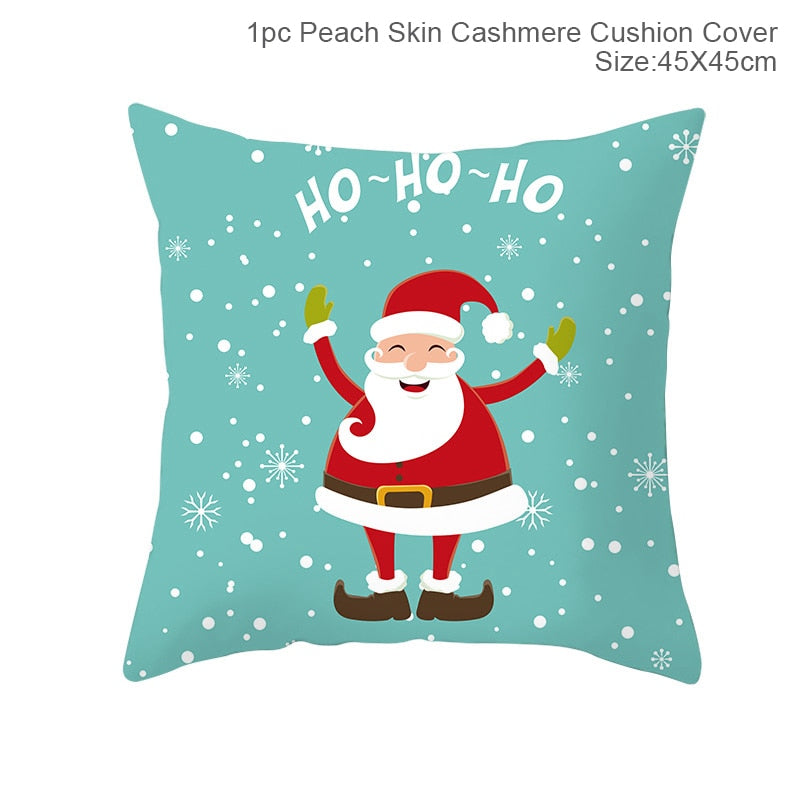 45x45cm Cartoon Christmas Pillowcase