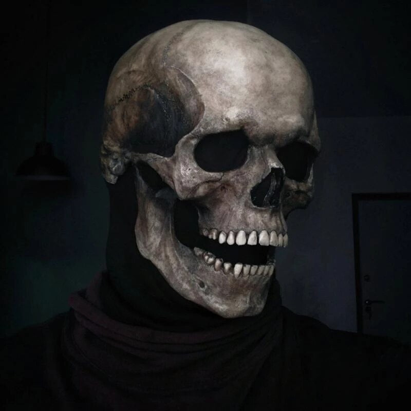 Halloween Horror Decoration Full Head Skull Mask