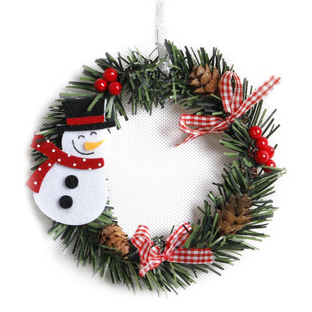 2019 Christmas Wreath Wood Christmas Decor