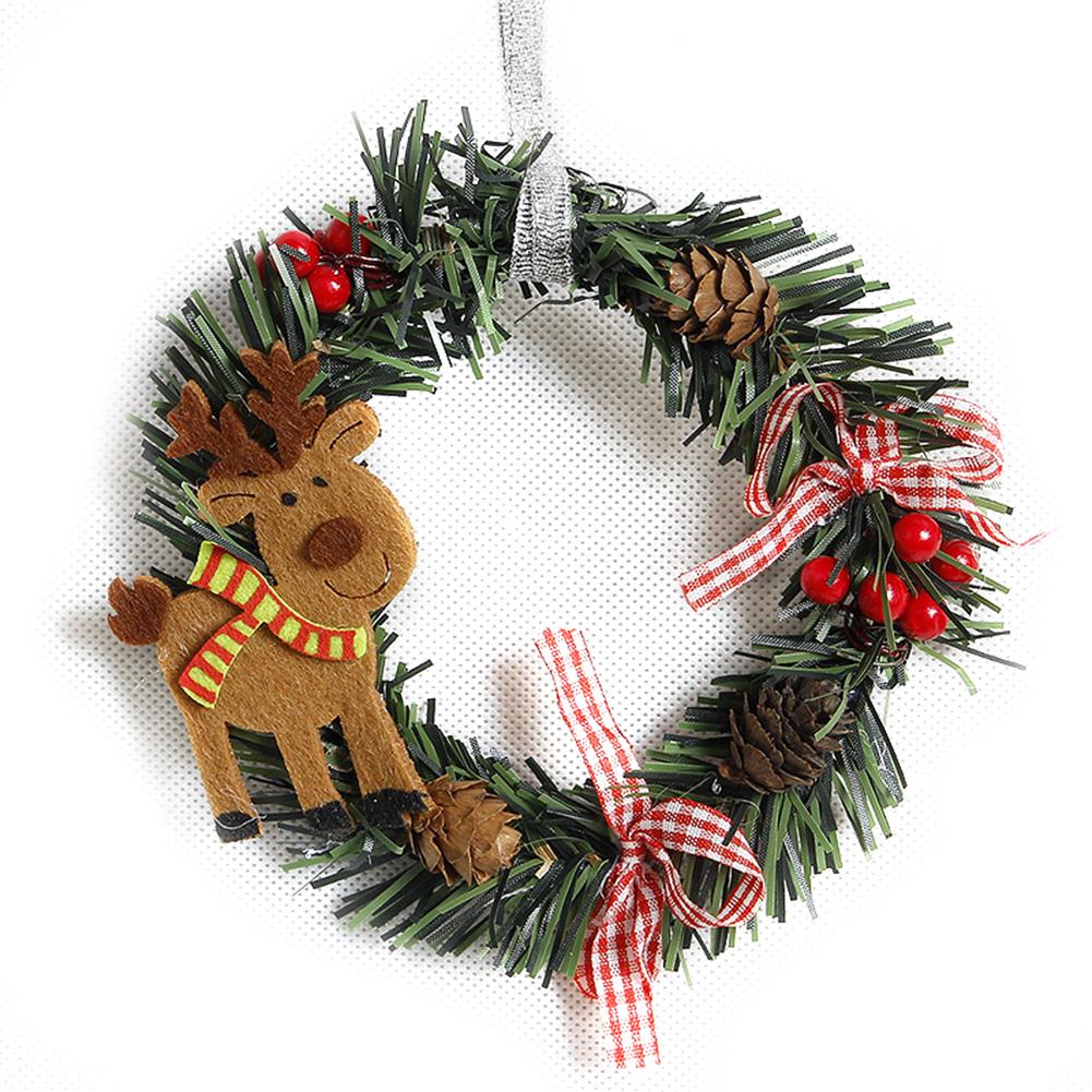 2019 Christmas Wreath Wood Christmas Decor