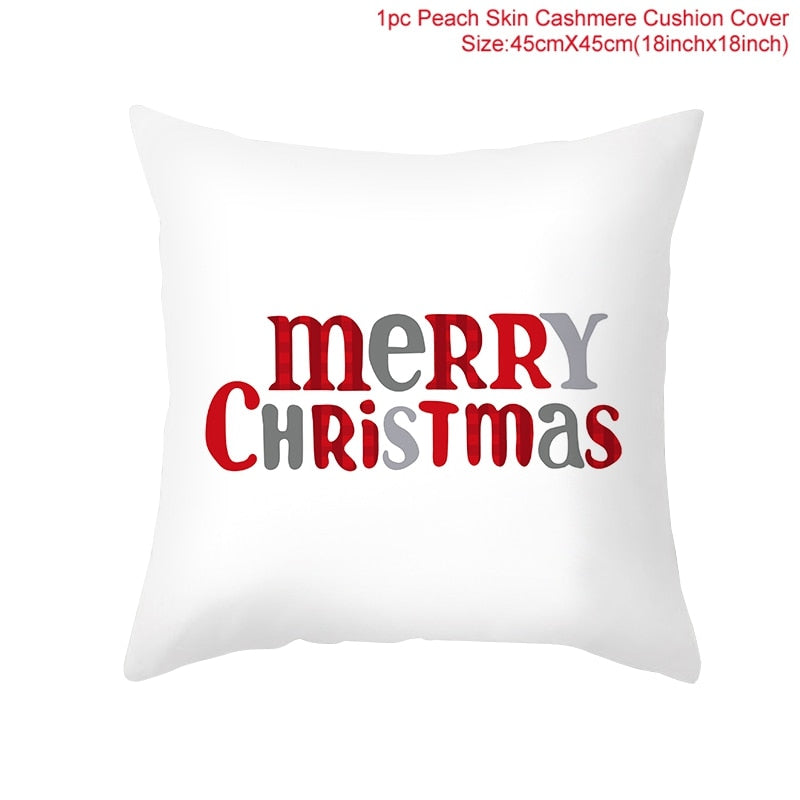 45x45cm Cartoon Christmas Pillowcase