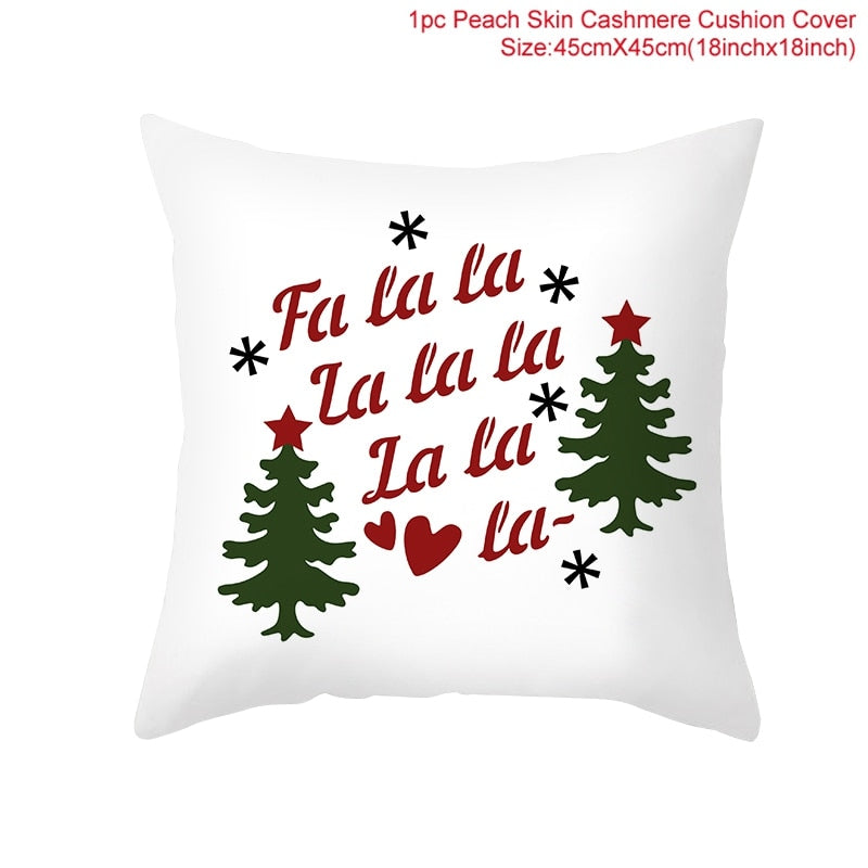 45x45cm Cartoon Christmas Pillowcase