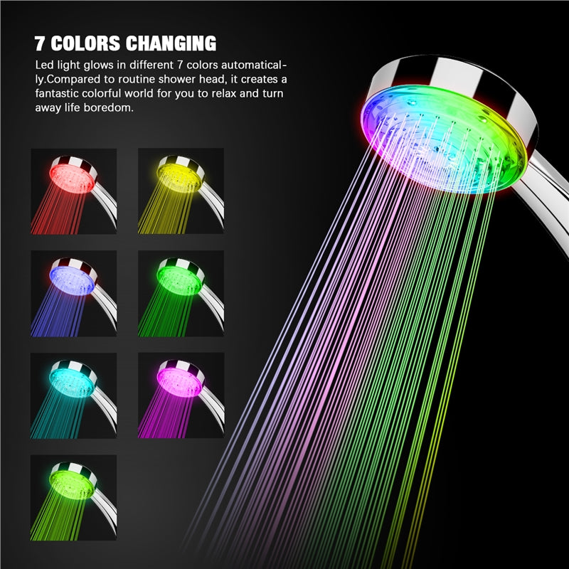 Luminous Light Up Led Shower Head