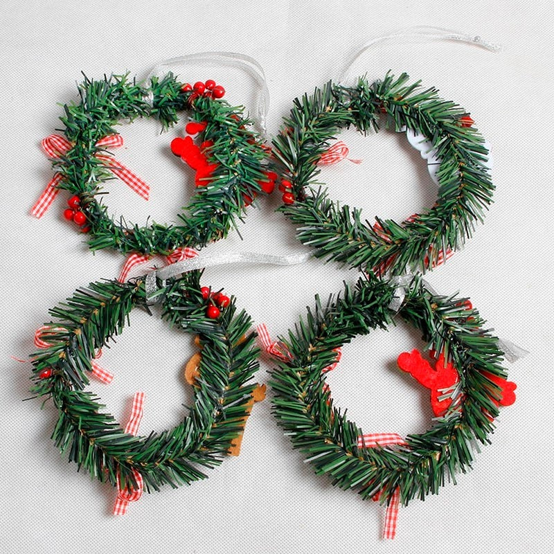 2019 Christmas Wreath Wood Christmas Decor