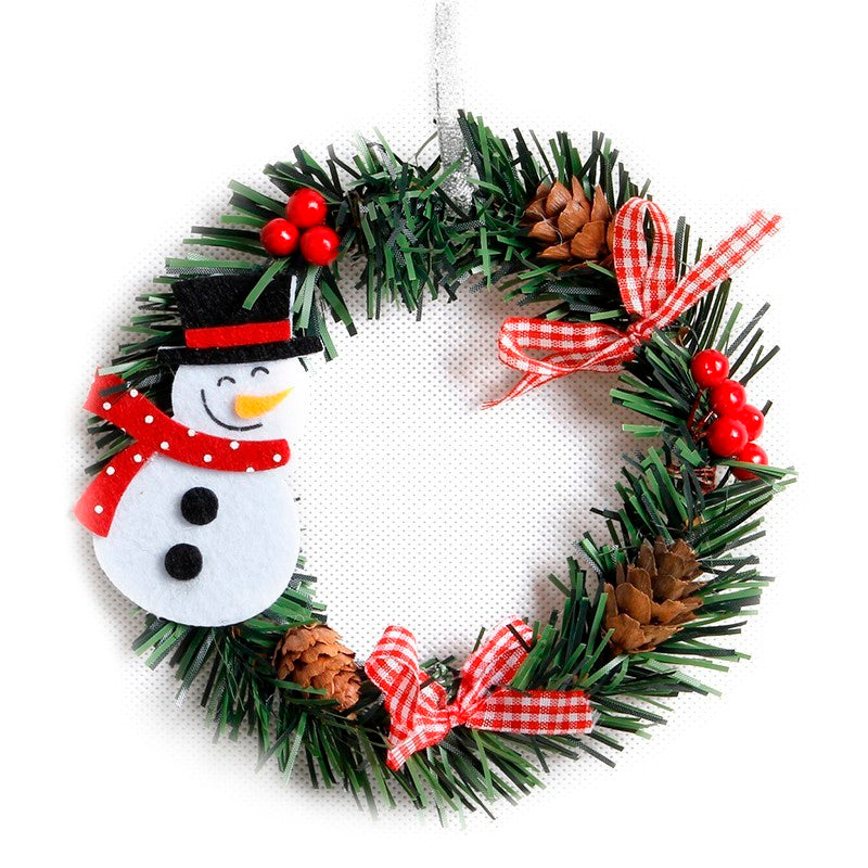 2019 Christmas Wreath Wood Christmas Decor