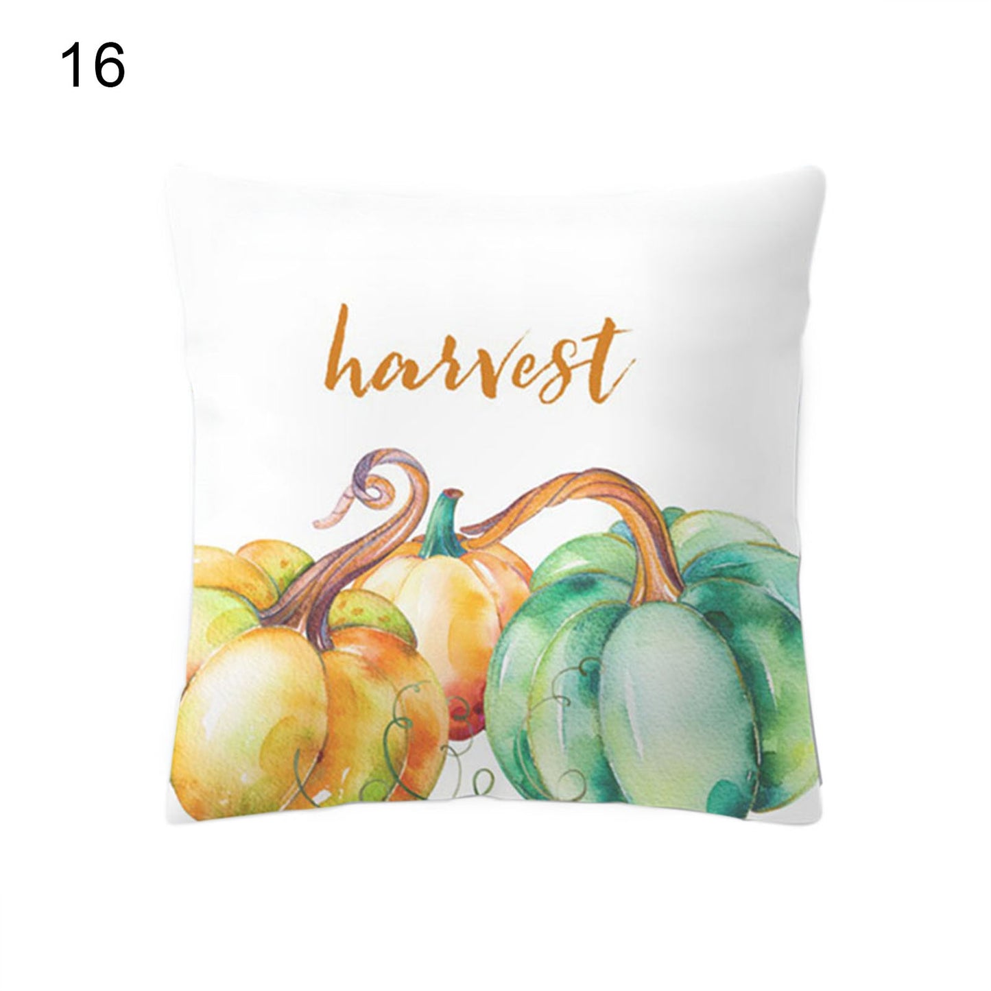 Thanksgiving Day Pumpkin Truck Harvest Rustic Art Decor Cushion Cover Sofa Home Fall Autumn Farm 45*45 cm Printed Pillow Covers