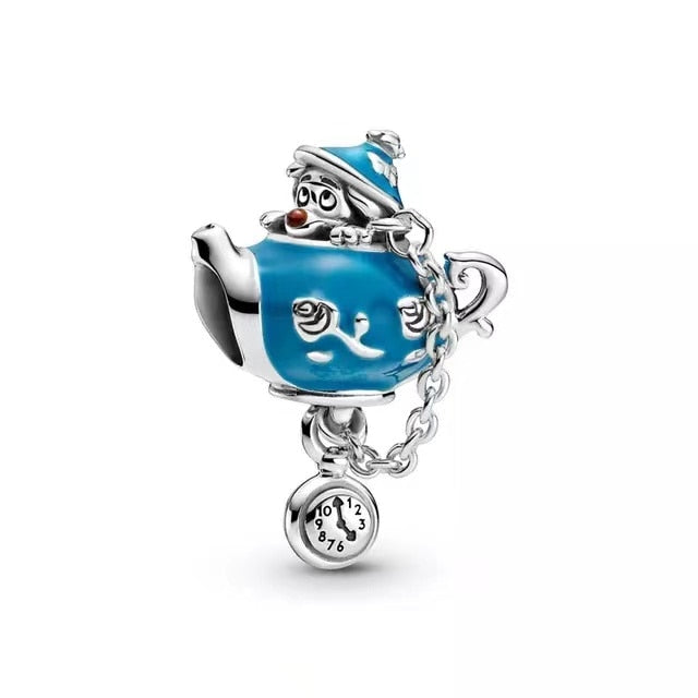 2022 100% 925 Sterling Silver Disney Charm Beads for Original Pandora Bracelets. Women&#39;s Birthday Boutique Fashion Jewelry