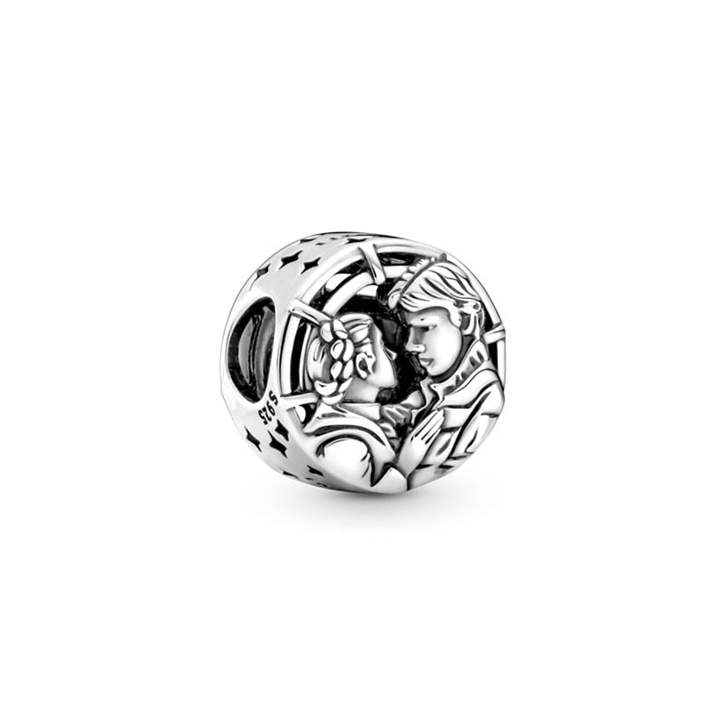 2022 100% 925 Sterling Silver Disney Charm Beads for Original Pandora Bracelets. Women&#39;s Birthday Boutique Fashion Jewelry