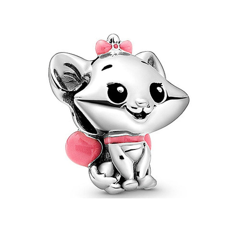 2022 100% 925 Sterling Silver Disney Charm Beads for Original Pandora Bracelets. Women&#39;s Birthday Boutique Fashion Jewelry