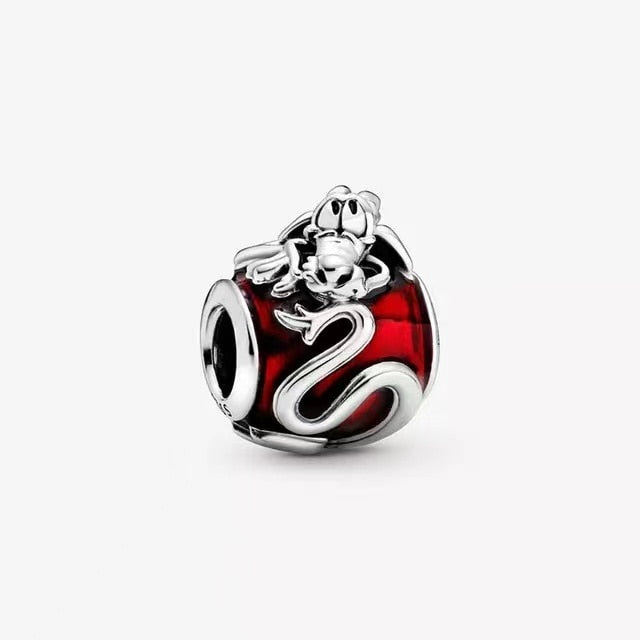 2022 100% 925 Sterling Silver Disney Charm Beads for Original Pandora Bracelets. Women&#39;s Birthday Boutique Fashion Jewelry