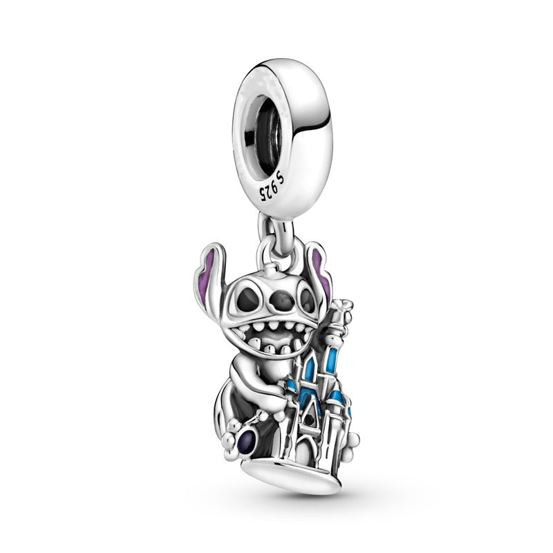 2022 100% 925 Sterling Silver Disney Charm Beads for Original Pandora Bracelets. Women&#39;s Birthday Boutique Fashion Jewelry