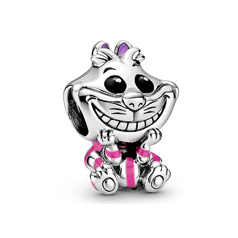 2022 100% 925 Sterling Silver Disney Charm Beads for Original Pandora Bracelets. Women&#39;s Birthday Boutique Fashion Jewelry