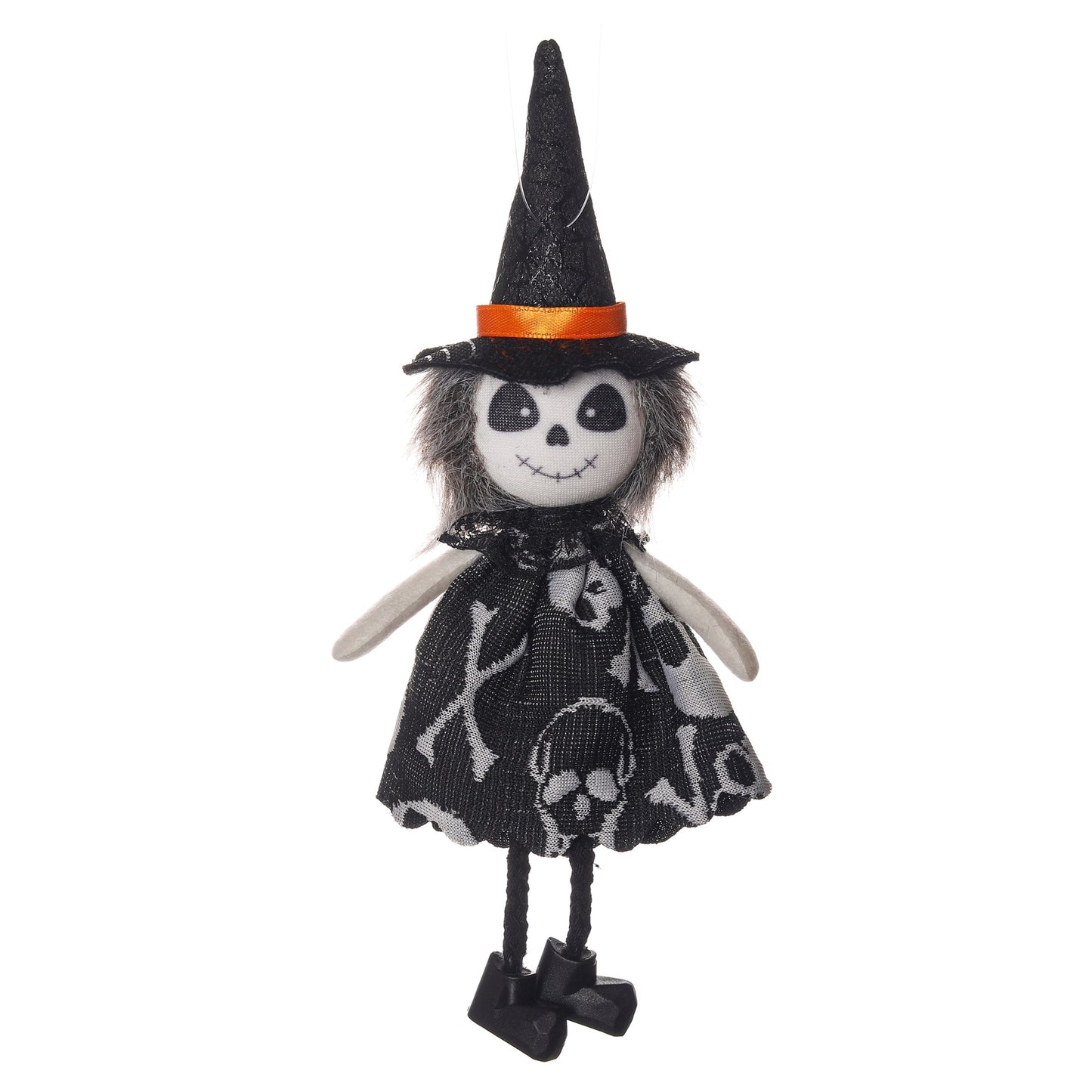 1pc Halloween Doll Bar Decor Pumpkin Ghost Witch Black Cat Pendant Scary Halloween Kids Gift Halloween Party Decoration for Home