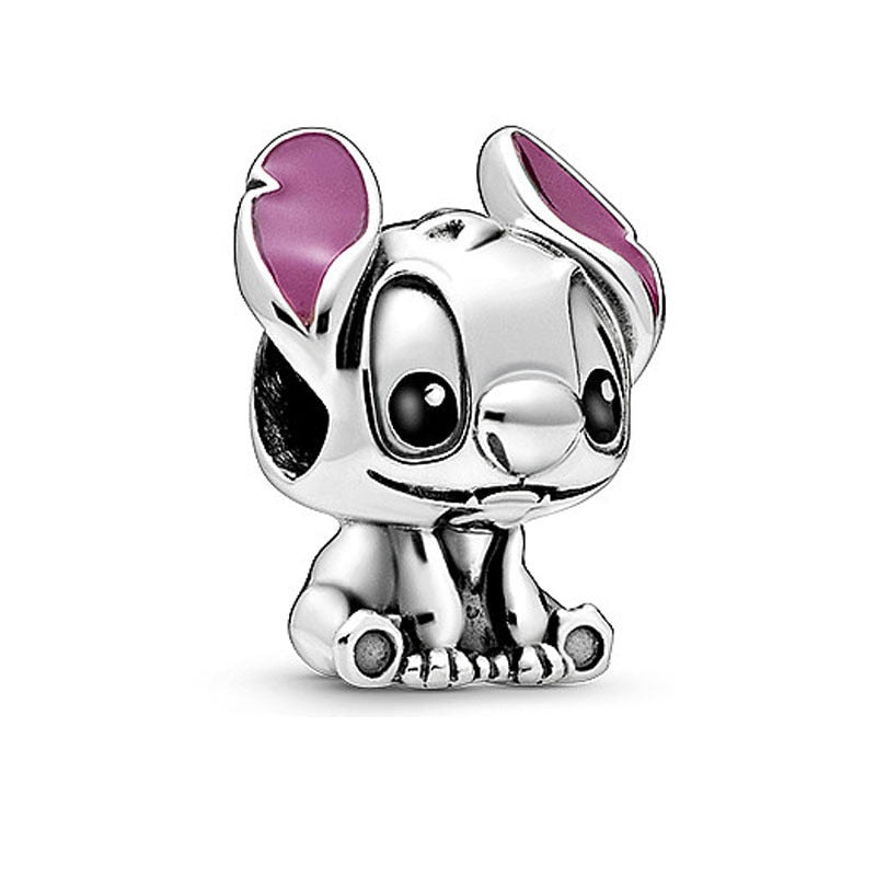 2022 100% 925 Sterling Silver Disney Charm Beads for Original Pandora Bracelets. Women&#39;s Birthday Boutique Fashion Jewelry