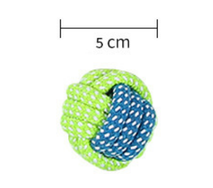 1PC Pet Supply Dog Toys Dogs Chew Teeth Clean Outdoor Training Fun Playing Green Rope Ball Toy For Large Small Dog Cat