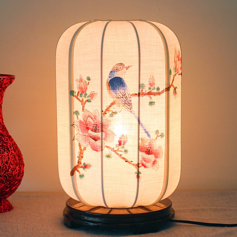 Creative hand-painted desk lamp stylish personality bedside lamp