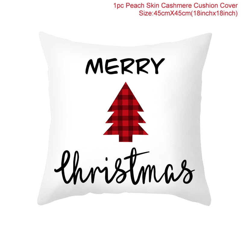 45x45cm Cartoon Christmas Pillowcase