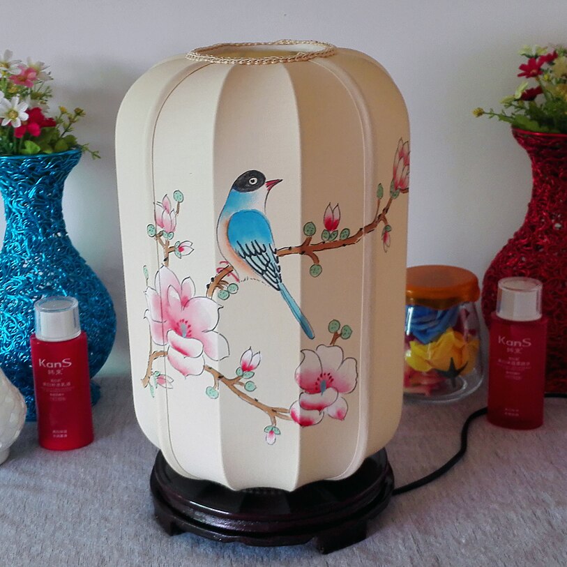 Creative hand-painted desk lamp stylish personality bedside lamp